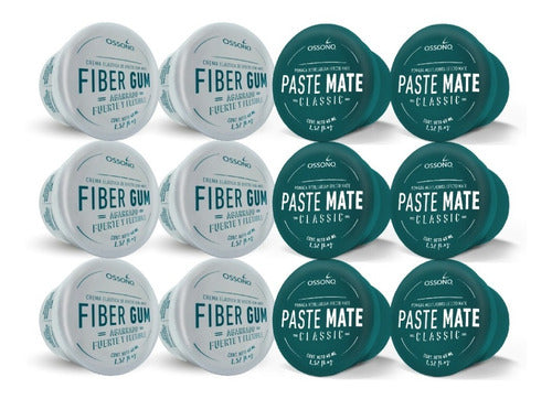 Ossono Mate Fiber Gum & Paste 45ml Kit X12 0