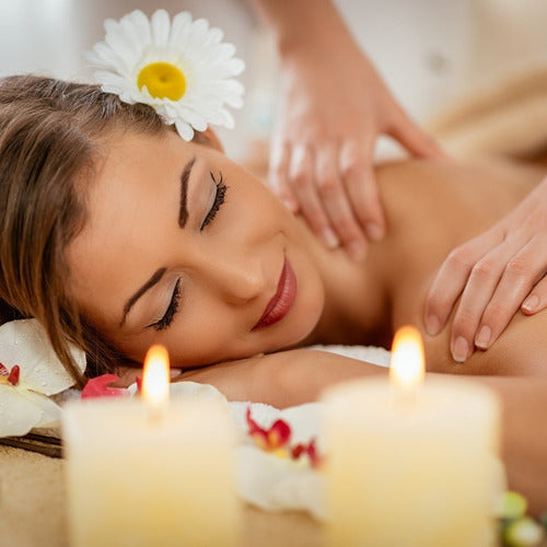 Ultimate Relaxation Aromatherapy Massage Kit - Jasmine Scented - Kit Mujer Masajes Oleo Sal Espuma Jazmín Set Aroma Relax N70