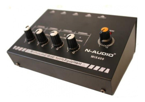 N-Audio Mixer Mini Mix400 Mono 4 Channels + Master 0