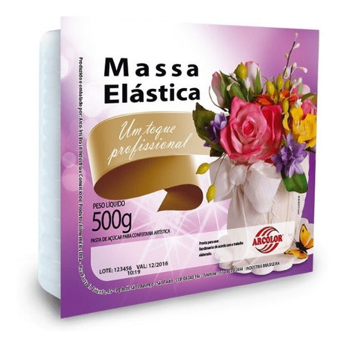 Massa Elástica Para Bolos Arcolor 500gr 0