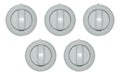 Longvie White Knobs Set of 5 Model 11411 0