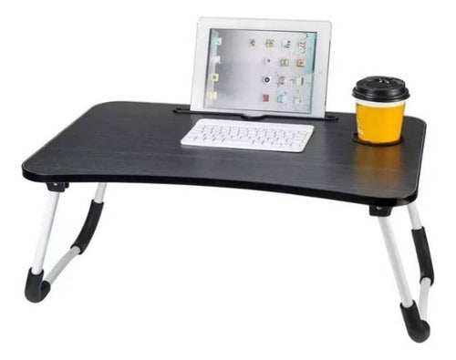 Ledstar Folding Laptop Table Up to 35kg MDF Aluminum 60x40x26 2