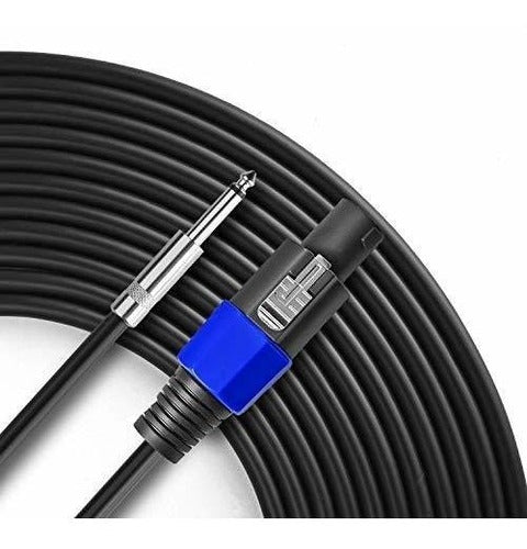 Dekomusic Cable Altavoz 1/4 Macho A Amplificador Awg 12 Gauge 3m 2 Uni 1