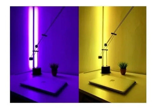RGB LED Minimalist Corner Floor Lamp with USB Control 6