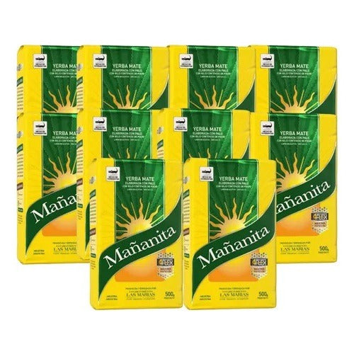 Mañanita Traditional Yerba Mate Pack 500g X 10u 0