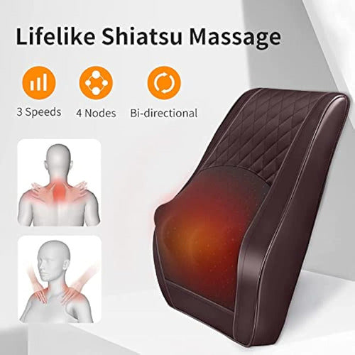 Boriwat Back Massager for Neck with Heat 3