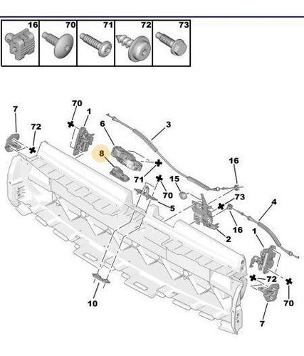 Peugeot Citroën Rear Gate Opening Command 0