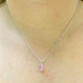 925 Sterling Silver Necklace with Drop Pendant 45cm - Model CD 133 3