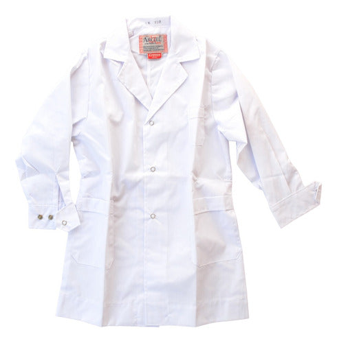 Classic Boy's Straight Lab Coat Arciel with Erevan Buttons Size 8 4