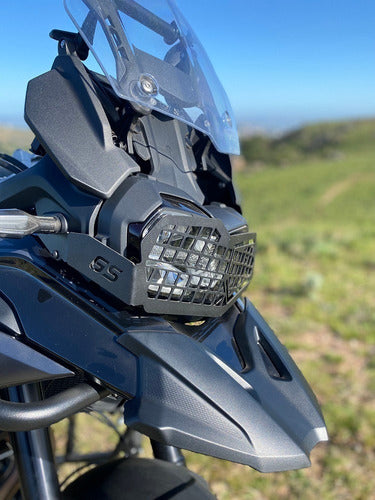 Protetor De Farol Moto Bmw Gs F850 Grade Aço Carbono Gbs 2