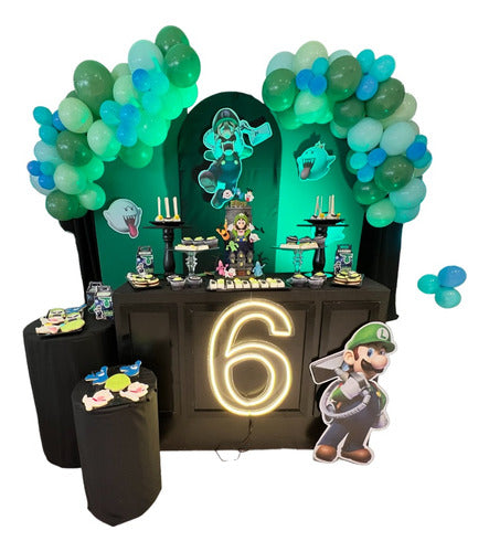 Customized Luigi Mansion Candy Bar for Event Decoration 0