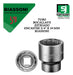 3/4" Striated Socket Tube 34 mm Cr/V Biassoni 1