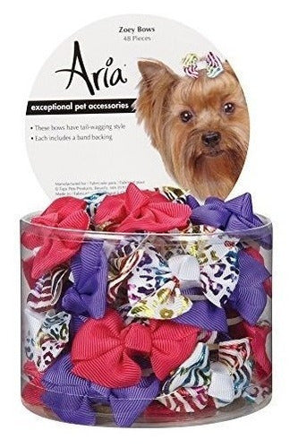 Aria Zoey Dog Bows - 48 Piece Set 0