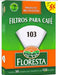 Filtro Cafe 103 Reutilizavel Floresta C/30 Unid/150 De Papel 0