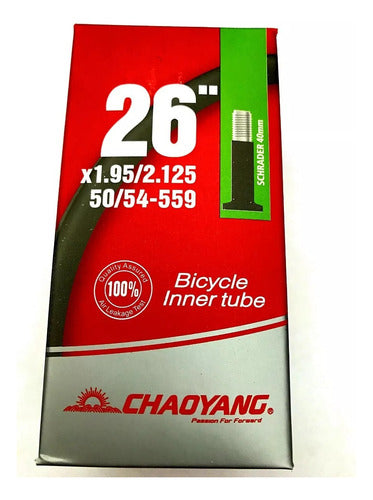 Chaoyang R26 Auto Valve Bicycle Inner Tube 0