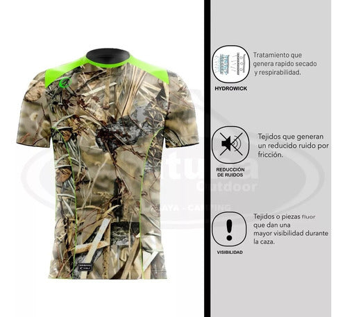 CIALF Fluorescent Camouflage T-Shirt for Hunting Group 1