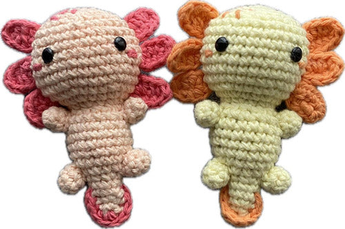 Ajolote/axolote Amigurumi - Muñeco Tejido A Crochet 0