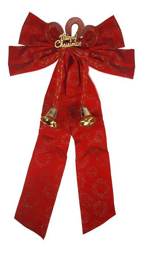 Christmas Decoration Red Velvet Bow 60cm 0