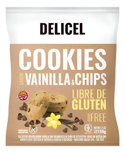 Delicel Vanilla and Chocolate Chip Cookies 150g 0