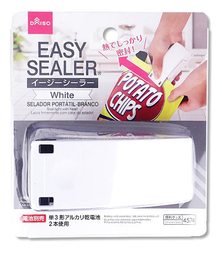 Portable Bag Sealer for Food Plastic Bags Battery Operated 0