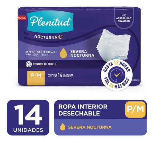 Plenitud Disposable Nighttime Underwear P/M 14-Pack 2