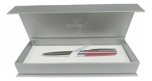 Sabonis Professional Medium Stroke Ballpoint Pen with Case 0