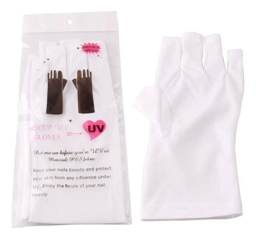 Guantes Con Filtro Uv Para Lámparas De Secado Uñas 1