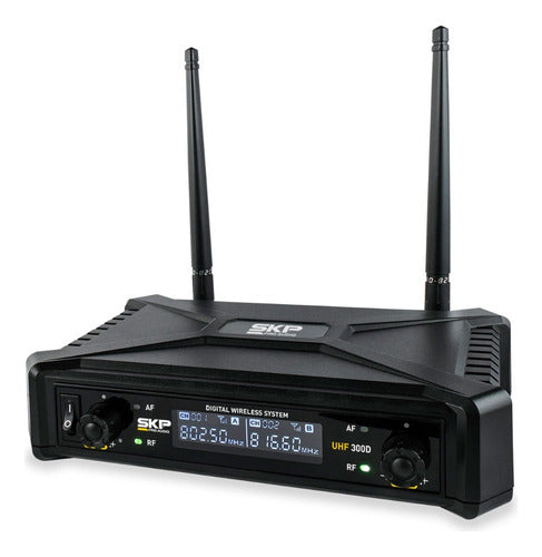 Wireless Dual SKP UHF300D Handheld Microphone System 1