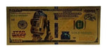 Billete Plat 100 Dolar De Coleccion Star Wars R2-d2 Arturito 0