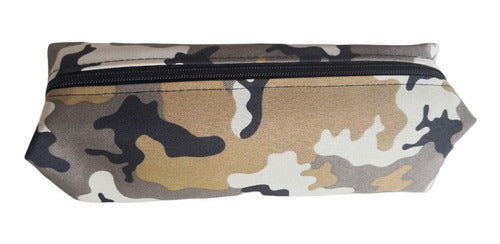 Camo Tube Pencil Case - Ideal for Secondary School or University 0