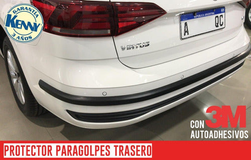 Volkswagen Virtus Proteccion De Paragolpes 4 Piezas Kenny 0