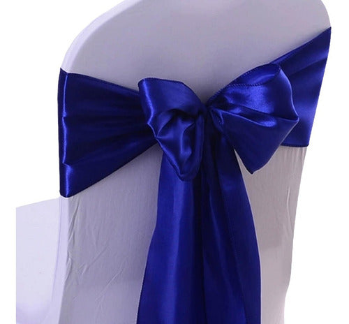 160 Satin Chair Bows Ribbon for Chair Covers 0