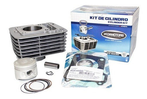 Vedamotors Yamaha YBR 125 Cylinder Kit with 54mm Piston and Rings 0