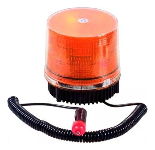 Max Tuning Magnetic Base Strobe Light 12V 48 LED Flashing Orange 3