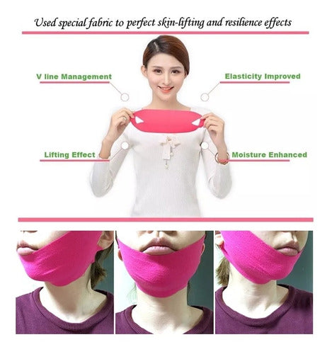 Face Slimming Mask Set of 2 Firming-Lifting Facial Masks - Mascara Adelgazante De Rostro X2 Reafirmante-Liftting Facial