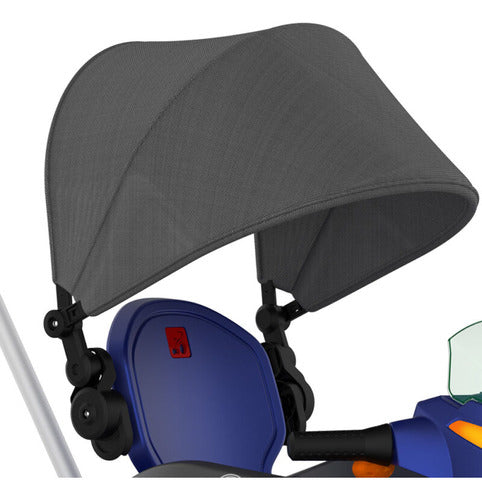 Velobaby Reclinável C/ Capota Passeio Azul Bandeirante 5