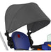 Velobaby Reclinável C/ Capota Passeio Azul Bandeirante 5