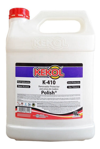 Kekol Renovador De Pisos De Madera K-410 Polish 4 Lt 0