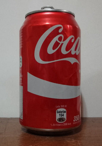 Lata Coca Cola 2018 350ml Chile Vacía Detalles 1