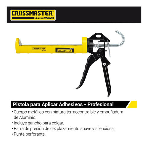 Crossmaster 9936806 Adhesive Applicator Gun 9 - 230mm 1