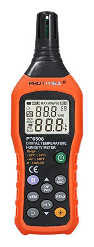 Protmex Ms6508 medidor Digital De Temperatura Y 0