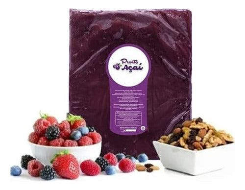 Punto Acai Frozen Açaí Pulp I 1kg I Frozen Fruits IQF 2