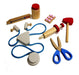 Wooden Educational Doctor Toy Set with Briefcase Syringe Pill 0
