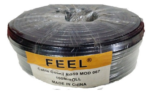 Feel 067 Coaxial Cable RG59 75 Ohms 100 Meters 1