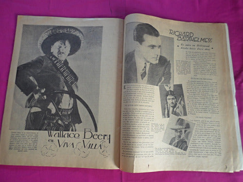 Antigua Revista Astrolandia N° 4 Abril De 1934 Gary Cooper 1