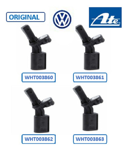 Kit 4 Sensores Abs Originais Vw Polo Virtus 2018 Em Diante 5