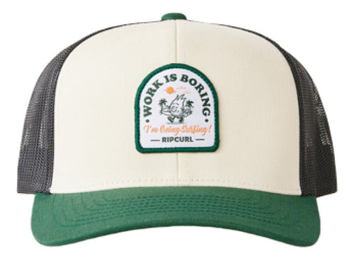 Rip Curl Gorro Cap Custom Curve Trucker-Verde - La Isla 1