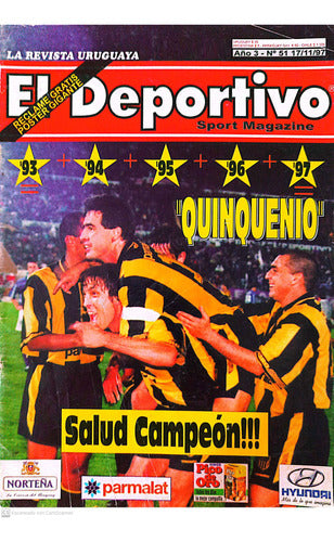 Revista El Deportivo Peñarol Campeon 1997 Quinquenio 0