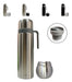 Comet Combo Termo 1L Asa Fija + Mate Acero Inox 210ml 0