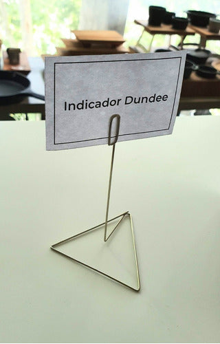 Steel Table Indicator and Photo Holder Dundee Model 2